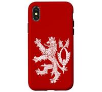 CZECH REPUBLIC COAT OF ARMS DOUBLE-TAILED LION FLAG Case for iPhone X/XS
