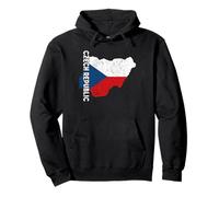 Czech Republic Czech Flag Czech Roots Map Czech Pride Pullover Hoodie