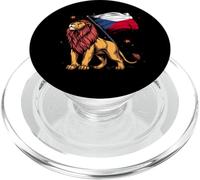 Czech Republic Czech Flag Lion Czech Heart Pride Ceska PopSockets PopGrip for MagSafe