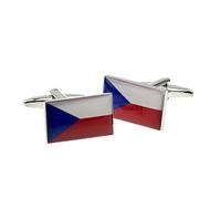 Czech Republic Czechia National Flag Cufflinks