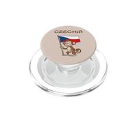 Czech Republic Fan/Czech Republic Monkey PopSockets PopGrip for MagSafe