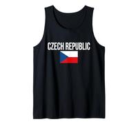 Czech Republic Flag Bohemia Prague CZECHIA Tank Top
