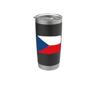Czech Republic Flag Stainless Steel Insulated Tumbler