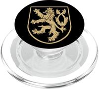 CZECH REPUBLIC LION SYMBOL CZECHIA COAT OF ARMS FLAG SHIELD PopSockets PopGrip for MagSafe