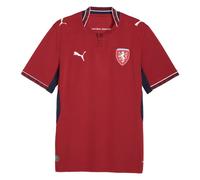 Czech Republic Men's Mens 2026 2027 Home Shirt in Red | Size: Medium Czech Republic Red M