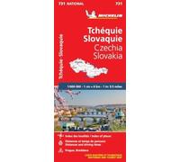 Czech Republic, Slovak Republic - Michelin National Map 731