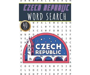 Czech Republic Word Search: 40 Fun Puzzles With Words Scramble for Adults, Kids and Seniors | More Than 300 Czech Words On Cities, Famous Place and ... and Heritage, Czech Terms and Vocabulary
