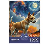 Czech Terrier Jigsaw Puzzles Puzzles for Adults Kids. 1000 Piece Dog Impossible Challenge Toy Educational Games Home Decoration for Educational Games Gifts 70x50cm/1000pcs