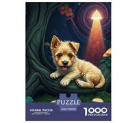 Czech Terrier Jigsaw Puzzles Puzzles for Adults Kids. 1000 Piece Dog Whimsical Challenge Toy Educational Game Home Decoration for Educational Games Gifts 70x50cm/1000pcs
