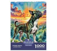 Czech Wolfdog Jigsaw Puzzles Puzzle for Adults Kids. 1000 Piece Great Gifts Challenge Toy Educational Game Home Decoration for Adults& Kids Age 14 Years Up 70x50cm/1000pcs