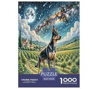 Czech Wolfdog Jigsaw Puzzles Puzzles for Adults Kids. 1000 Piece Clever animals Whimsical Challenge Toy Educational Games Home Decoration for Educational Games Gifts 70x50cm/1000pcs