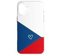 Czechia Flag Czech Heart Proud Heritage National Day Case for iPhone 16 Plus