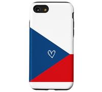 Czechia Flag Czech Heart Proud Heritage National Day Case for iPhone SE (2020) / 7/8