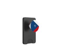 Czechia Flag Czech Heart Proud Heritage National Day PopSockets PopWallet for MagSafe