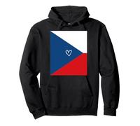 Czechia Flag Czech Heart Proud Heritage National Day Pullover Hoodie