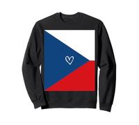 Czechia Flag Czech Heart Proud Heritage National Day Sweatshirt