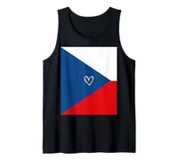 Czechia Flag Czech Heart Proud Heritage National Day Tank Top