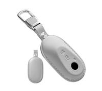 CZEMAM Delicate Leather Car Key Fob Cover for Mercedes Benz C E S Class W206