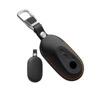 CZEMAM Delicate Leather Car Key Fob Cover for Mercedes Benz C E S Class W206