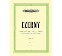 Czerny: 24 Studies for the Left Hand Op. 718 (Piano Solo) (EP3244) (Edition Peters)