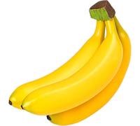 CZFLXLJ 3 Heads Fake Bananas Prop, Artificial Plastic Banana Bulk, Artificial Bananas Model Bunch, Simulation Fruit Bunch for Home Kitchen Photography Props Party Fruit Bowl