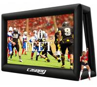 CZGBRO Inflatable Projector Screen for Outside, 30FT Movie Screen