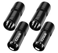 CZGOR DMX Terminator 5-Pin 4 Pack, 120 Ohm Termination Resistor XLR Male | 5 Pin Optimal Signal Terminators, Lighting Accessories for Stage Par Lights XLR Audio Systems DJ Light Party, Black