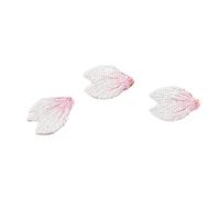 CZHJM 10pcs 1.8-9CM Sakura Flower Sew On Patches Small Iron On Embroidered Applique Patches Chinese Badges Sew On Patches For Clothing