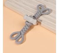 CZHJM 2/4 Pair 16.5CM Red Rope Braided Horn Toggle Buttons Rope Toggle Button Sew On Toggle Closure For Coat Windbreaker Jacket