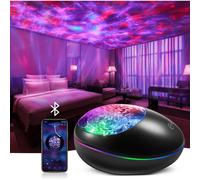 CZHONG-Galaxy Star Projector Light LED Ceiling Starry Night Sea Starlight Ocean Wave Space Music Projection Lamp Halloween Christmas Birthday Wedding