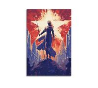 CZHXYZ Canvas Posters Wall Art for Bedroom And Living Room Decor - Humanities Epic Illustration Gathering Under The Flag 20x30inch(50x75cm) Unframe-style