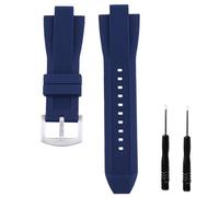 Czjiaqh 13mmX29mm men's silicone watch strap buckle compatible with Michael Kors MK8152 MK8295 MK8356 MK8380 MK9016 MK9026 Outdoor sports waterproof rubber watch band bracelet wristband accessories
