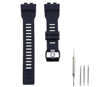 Czjiaqh Men's Resin watch Strap compatible with Casio g-shock 10575392 GBA800 GBD800 GMD-B800 GMA-B800 Outdoor Sports rubber watch band Wristbands bracelet Accessories for women, Black, One Size