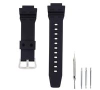 Czjiaqh Resin Watch Strap Compatible with Casio AE1500 WS-1700H DW-291 | WS1500H Outdoor Sports Rubber Watch band Bracelet Accessories Pin Buckle Wristband