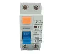 CZK1 RCCB 3-2P 16A 25A 32A 40A 63A 80A 100AResidual Current Circuit Breaker Red Copper Silver Conta Ac110v 240 V30MA(B Class EM Type,2P32A100MA)