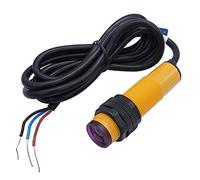 CZKE 30cm Adjustable M18 Diffuse photoelectric Switch Sensor Optical Three Lines NPN NO Proximity Switch 6-36VDC (Size : NPN NO)