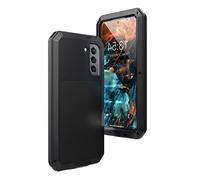 CZKE For Samsung Galaxy S21 Case Doom Armor Metal Case,Anti Drop Full Body Protective Cases With Screen Protector (Color : Black, Size : S21)