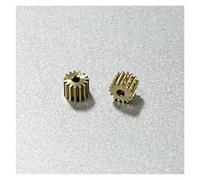 CZMDKEXM 1pc 0.2 Modulus 14T 1.48MMHOLE Teeth Brass Gear Metal Copper Pinion Gear Spindle Gear Fit 1mm 1.5mm 2mm Shaft