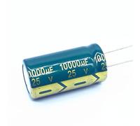 CZMDKEXM 2pcs/lot 25V 10000UF Low high frequency aluminum electrolytic capacitor size 18 * 35