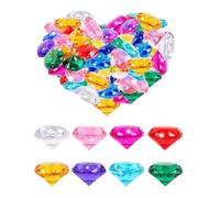 CZMTBO 40 PCS 30MM Large Acrylic Diamonds, Big Size Diamond Gemstones Gems Dimonds Jewel for Party Favors Vase Fillers Wedding Decorations (Color Random)