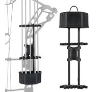 CZMYCBG 5 Spot Arrow Quiver for Compound Bow, Quick Detach Mounted Bracket, Portable Hunting & Target Shooting Arrow Holder(Black)