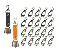 CZMYCBG Glove Clips for Work Glove Holders, Work Glove Holder for Duty Belt, Belt Grabber Clip for Construction Worker, with Bear Bell(Green)