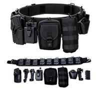 CZMYCBG Law Enforcement Modular Equipment System Security Guard Military Tactical Duty Utility Versatile Battle Work Hunting Belt(XXL)
