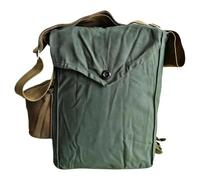 CZMYCBG Russian T-Style Gas Mask Green Canvas Shoulder Bag | Modern Military Inspired Messenger Bag, Reproduction Tactical Crossbody Tote with Adjustable Strap