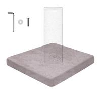 Czoynife 15.75" W * 15.75" L * .047”H Soft Plush as Cat Scratching Post Base, it can be Folded in Half, Anti Friction, Durable, timeproof and Easy to Store (3 Colors) (LightGrey)