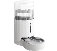 CZPET 2.5L Pet Water Dispenser Without Electricity Unplugged Automatic Water Bowl Dispenser Gravity Water Dispenser for Cats Water Self Feeder Dog Fountain Dogs Bowl Bottles for Kitten Puppy