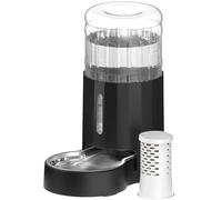 CZPET Automatic Dog Feeder Water Dispenser with Stainless Steel Bowl, Gravity Waterer for Small Medium Dog Puppy