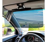 CZPLG Car Sun Visor with Polarized Glare Protection, Universal Fit, Extender, Gray, Neutral Style