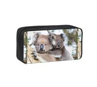 Czqdp Simple and Spacious Pencil Case Polyester Cosmetic Pouch Bag Portable Pencil Pouch with Zipper,Australia Koala Bear