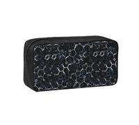 Czqdp Simple and Spacious Pencil Case Polyester Cosmetic Pouch Bag Portable Pencil Pouch with Zipper,Chemical Chemistry Symbols